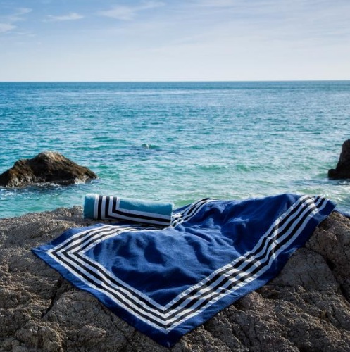 CANNES rannalina, 100% puuvill- 8 värvilahendust & 1 suurus- 90x200cm. Hind 268 € (km-ga)